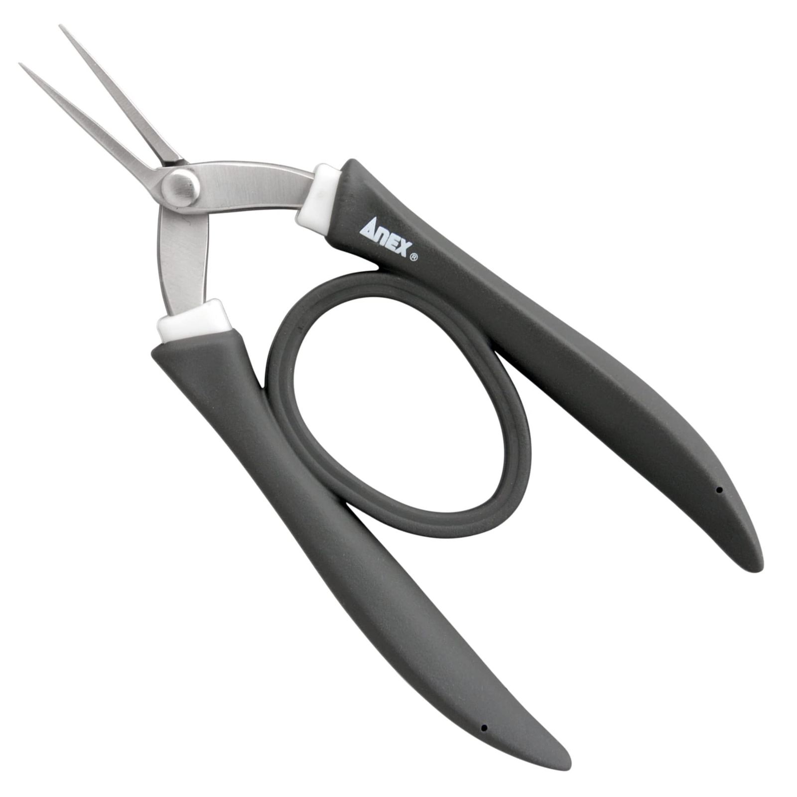 アネックス ANEX ラバーグリップヤットコ 平 140mm No.258 まとめ買い 6本