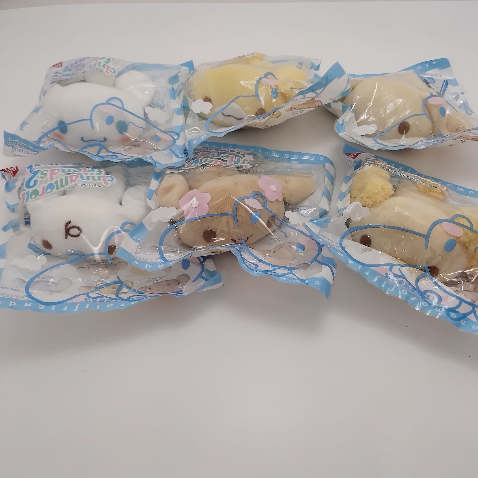 シナモロールフレンズ2 ぬいぐるみ 全6種 コンプリートセット サンリオ バンダイ