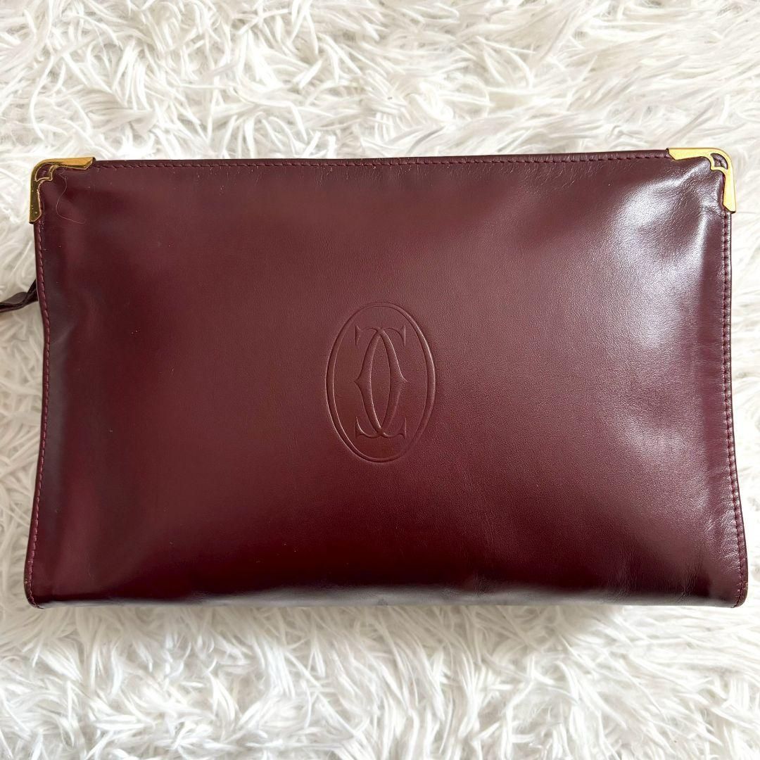 カルティエ セカンドバッグ マストライン クラッチバッグ ポーチ