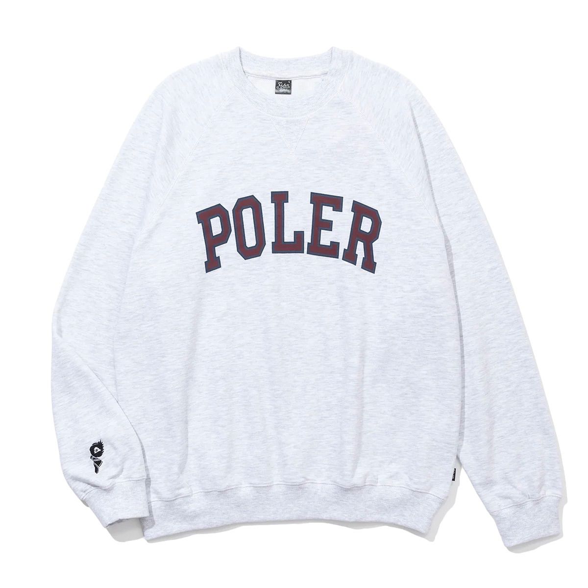 POLER COLLEGE RAGLAN CREW | 253mcv0036 ポーラー スウェット