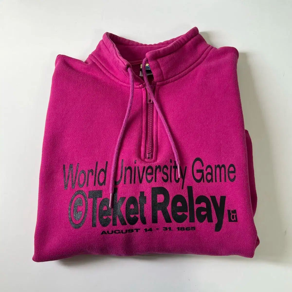 テケット ハーフジップアップ スウェット