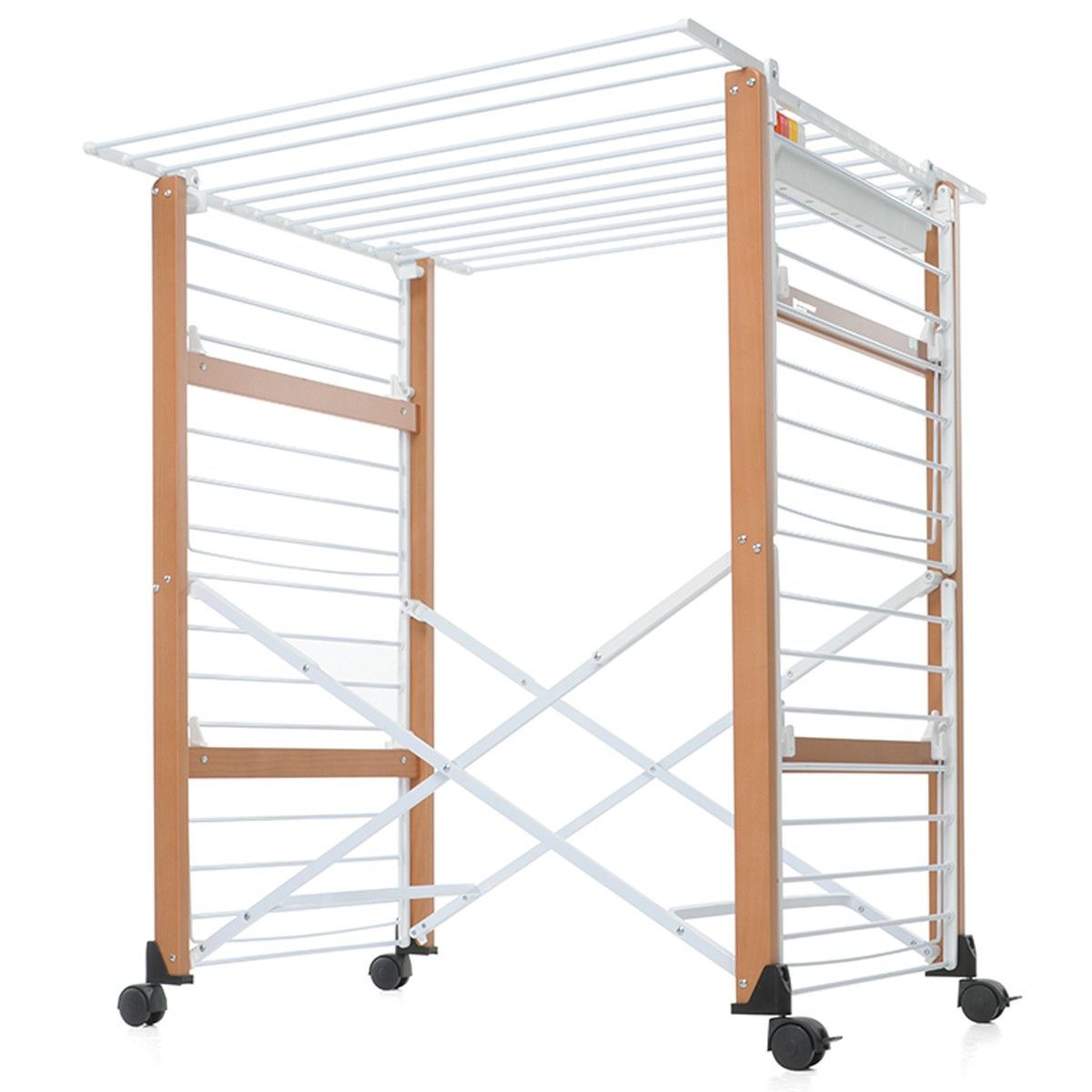 種類1 ブラウン 木製 イタリア フォッパぺドレッティ FOPPAPEDRETTI 折りたたみ式物干し Gulliver 物干しスタンド 室内 イタリア家具 イタリア製 平置き可 平干し可 花粉 部屋干し WWW_SKLAD-KIRPICHA_RU