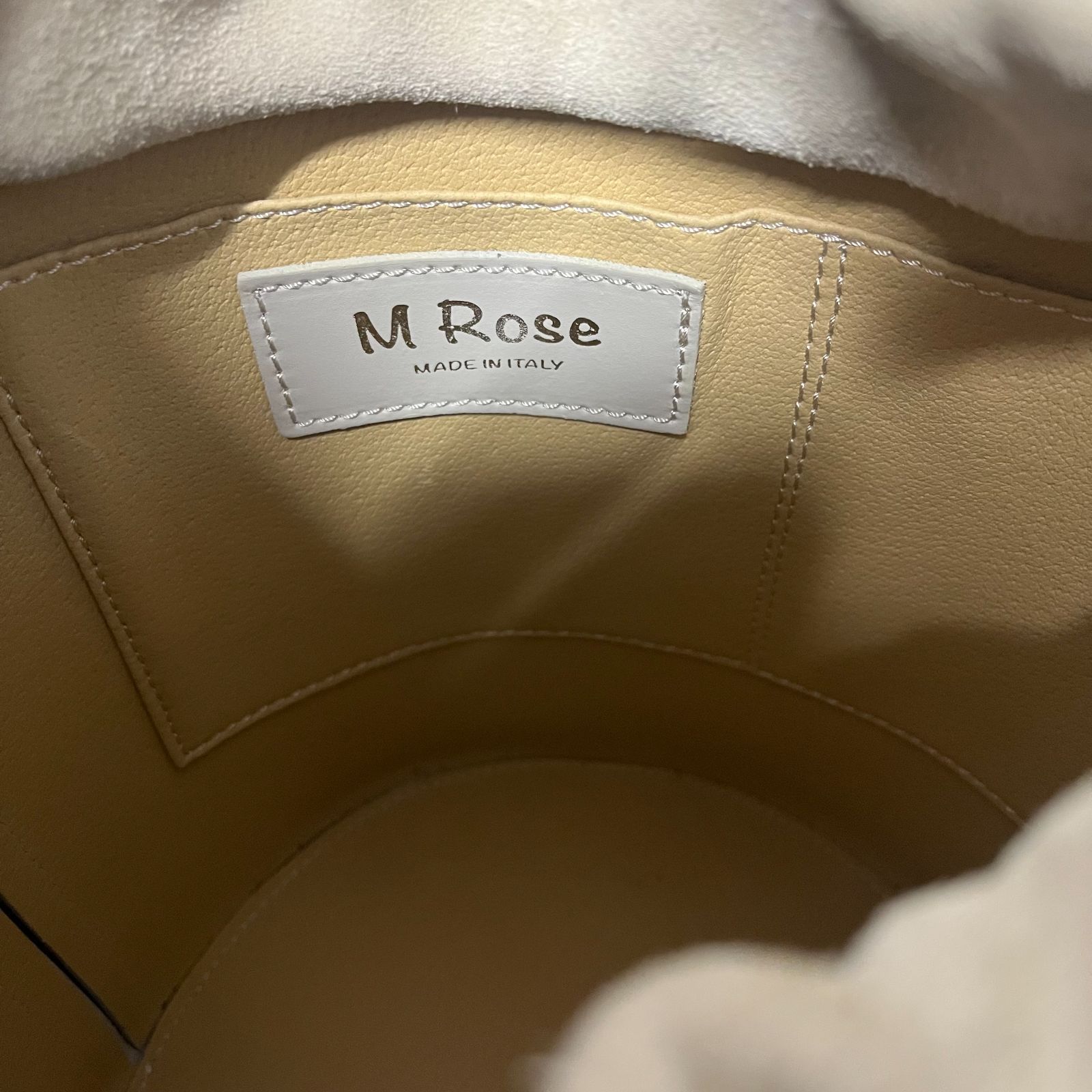 むつ79-061401】M Rose エンメローズ バケツ型 2wayバッグ【新品・未