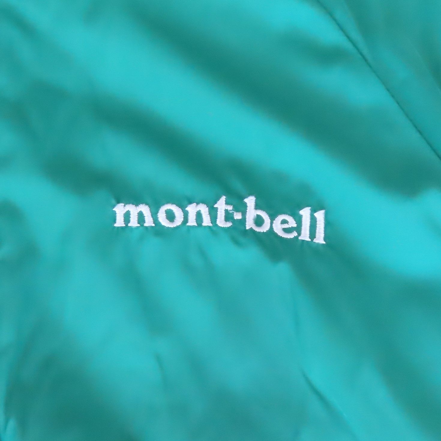 美品 mont-bell mont bell モンベル ジュニア キッズ ダウンジャケット 120 ブルー系 グリーン系 リバーシブル - メルカリ