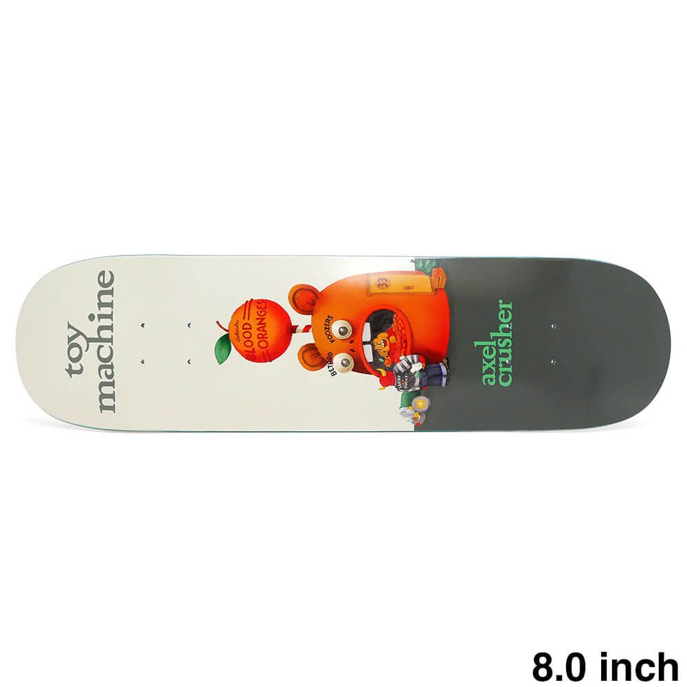TOY MACHINE DECK トイマシーン デッキ AXEL CRUYSBERGHS ROADSIDE 8.0 スケートボード スケボー