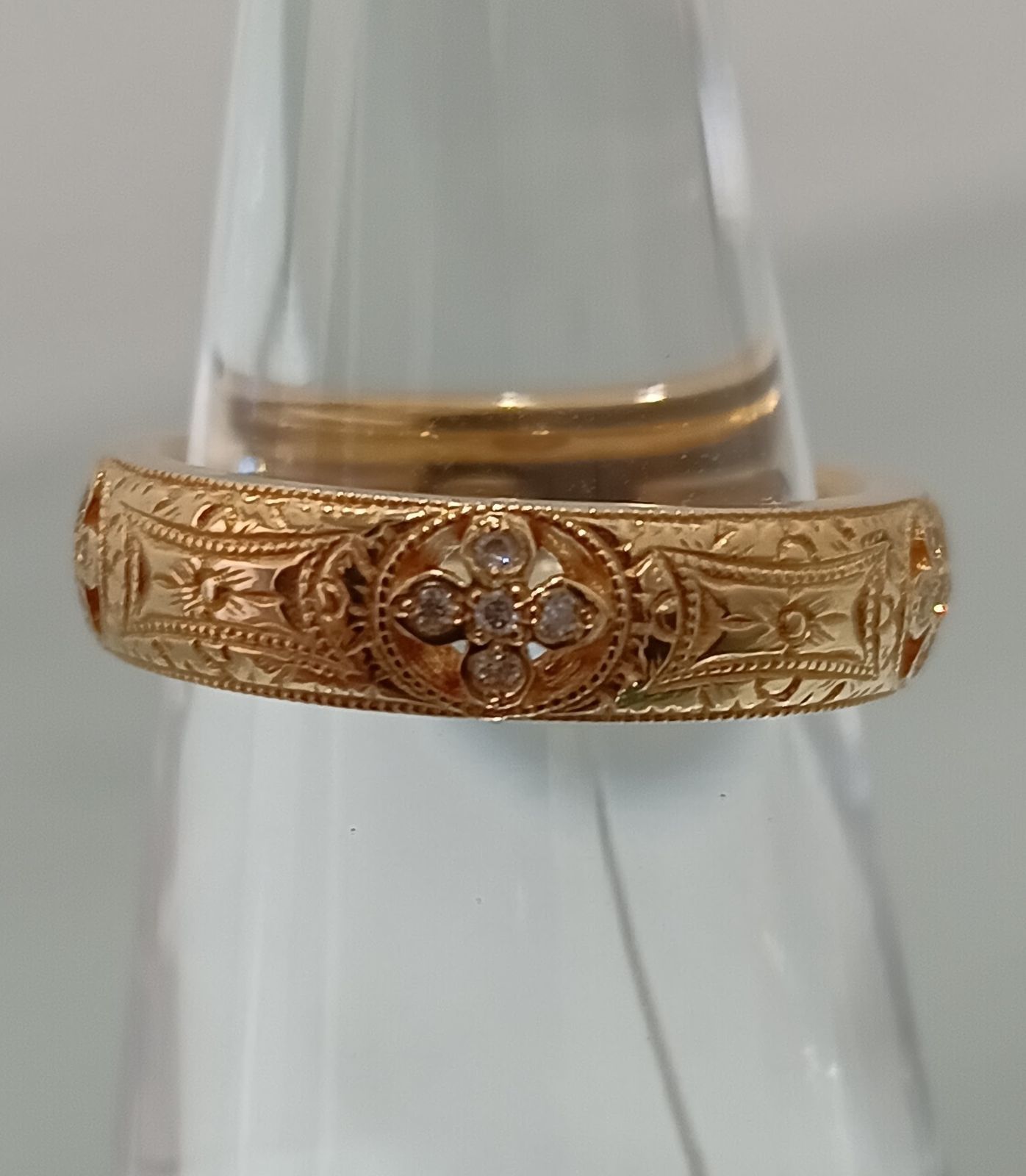 ローリーロドキン 18k MEDIUM ENGRAVED RING MEDIUM ENGRAVED RING