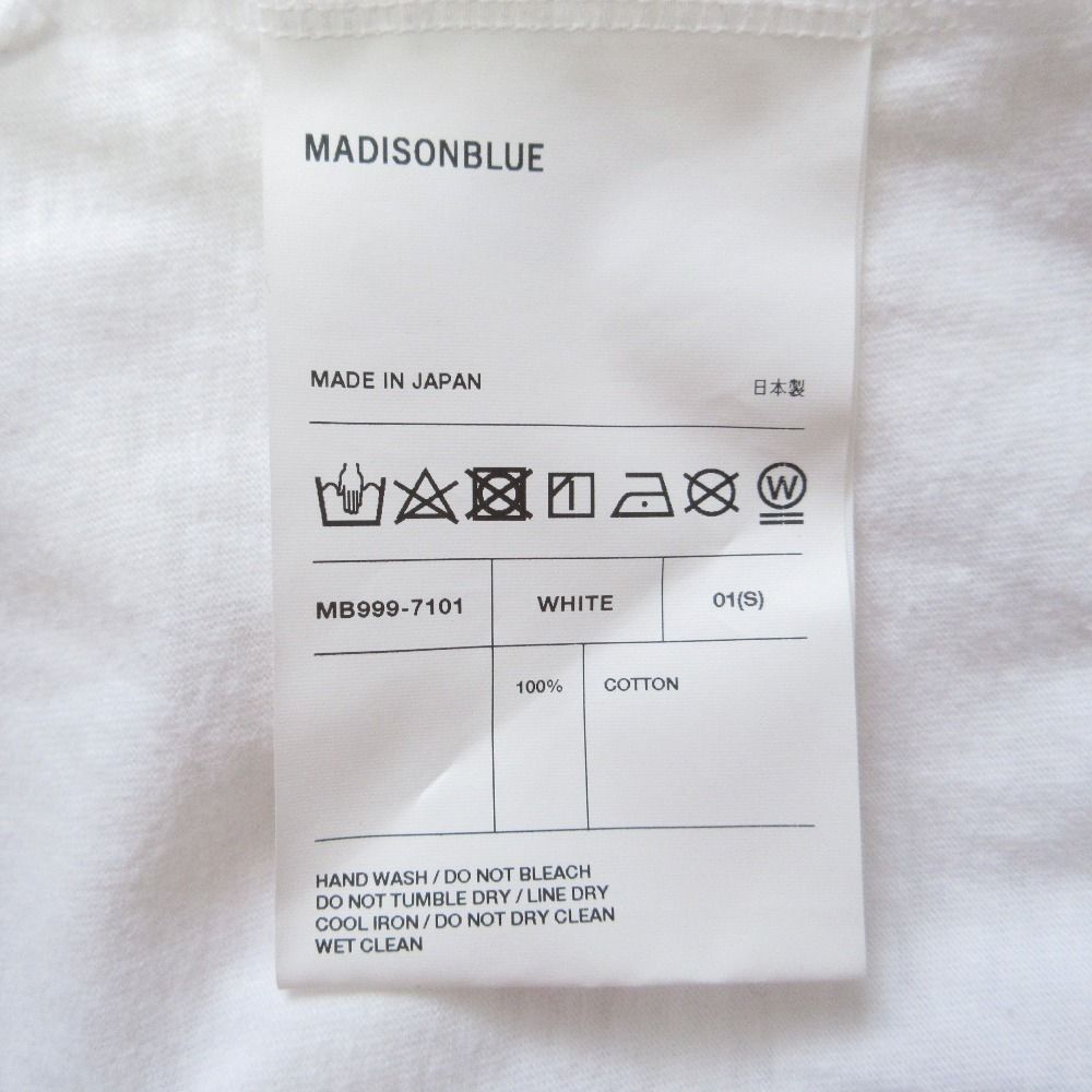 新品未使用　マディソンブルー　Deuxieme Classe 長袖シャツ 01 美品 24AW MADISONBLUE マディソンブルー BASIC CREW NECK TEE