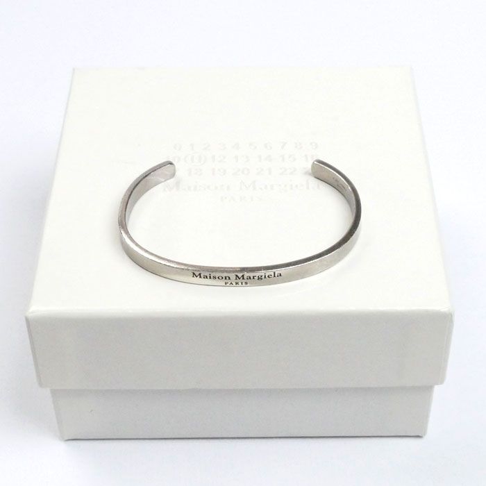 Maison Maison Margiela ロゴバングル シルバー925 メゾンマルジェラ
