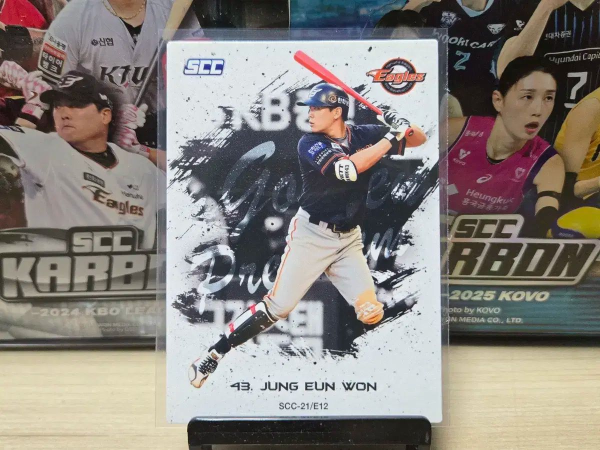 お得，新作 2021 scc kbo ゴールデンプレミアム Hanwhae(ハンファ) 鄭恩源(チョン・ウンウォン) エッチングカード 販売 記念グッズ