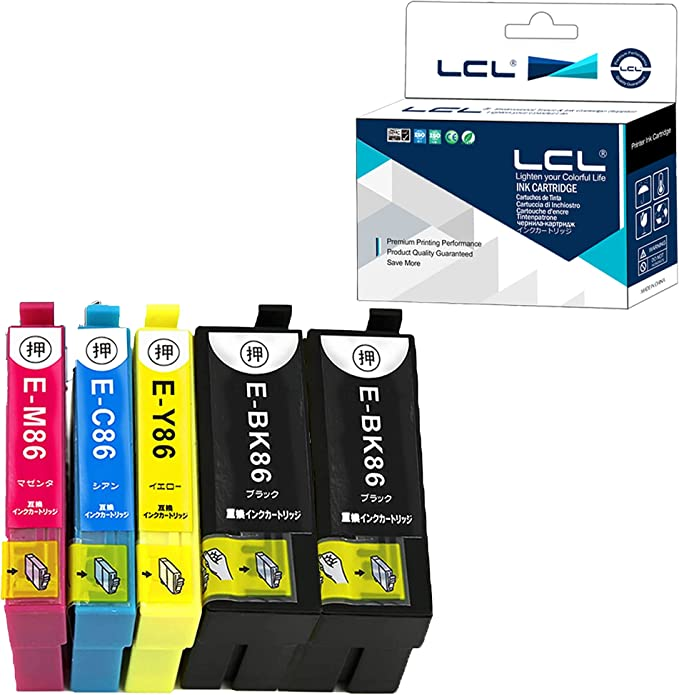 LCL EPSON用 エプソン用 IC4CL86 ICBK86 ICC86 ICM86 ICY86 (5パック 2