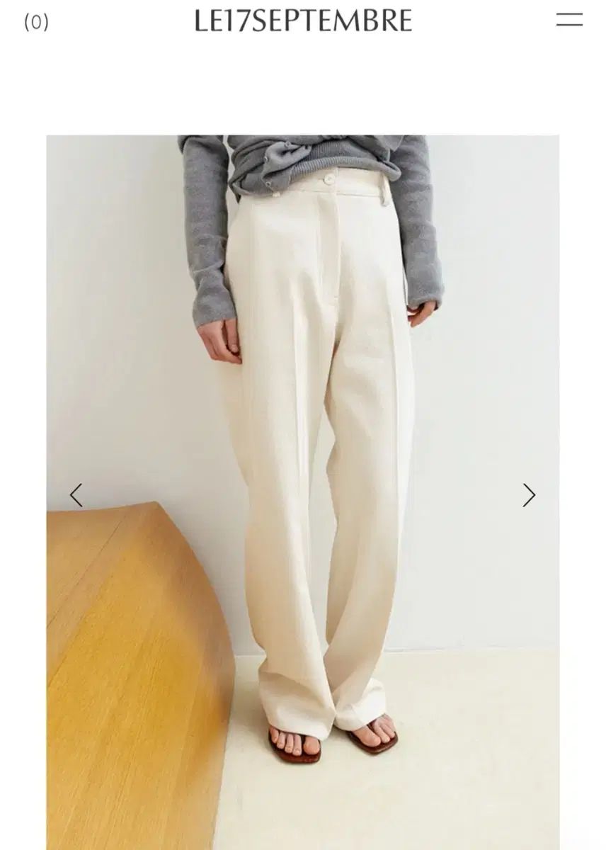 ル 917 le17septembre AIN PANTS in COTTON