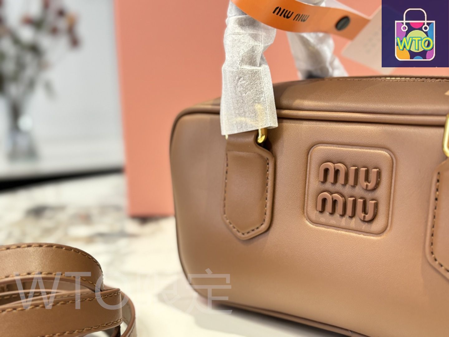 MIU MIU - ｻﾏｰｾｰﾙ開催中❗️プロフ確認❗️miumiu ボーリングバッグ  ダークブラウン ブラック レザー ボー バッグ | Miu Miu
