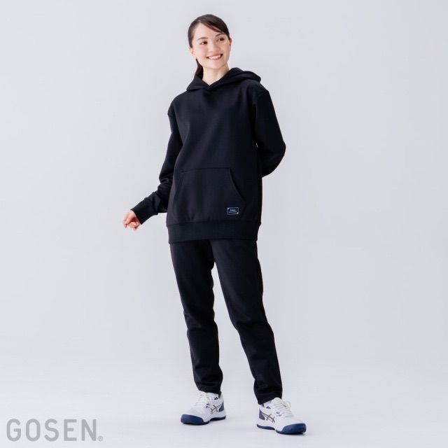 ゴーセン 2025FW新商品 裏起毛ストレッチジップパーカー W2540 ホワイト WWW_SMP1DAWEKUDUS_SCH_ID