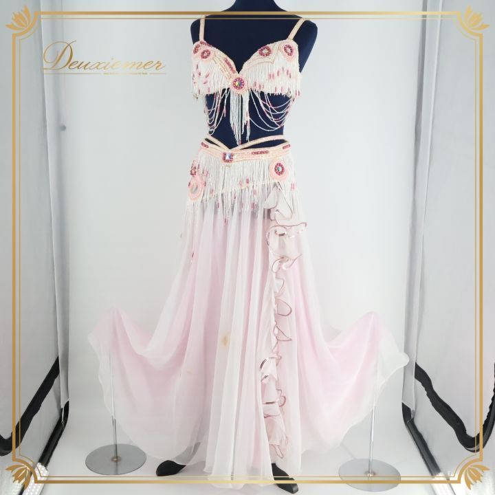 ソニアジョーンズ】フラメンコ衣装 レースが素敵な白のツーピース①