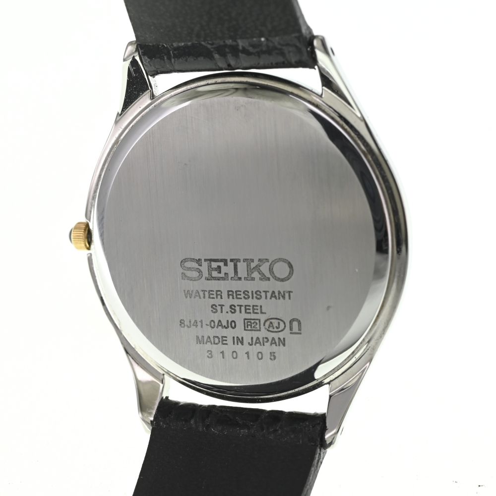 SEIKO　DOLDE　ドルチェ　8J41-0AJ0　状態良好 楽天市場】新品同様 セイコー ドルチェ 8J41-0AJ0 シルバー