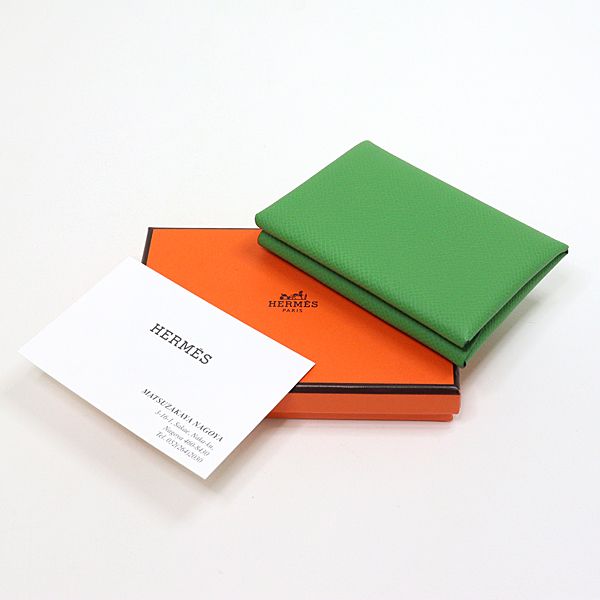 エルメス HERMES カルヴィ デュオ エプソン ヴェールユッカ B刻印(2023