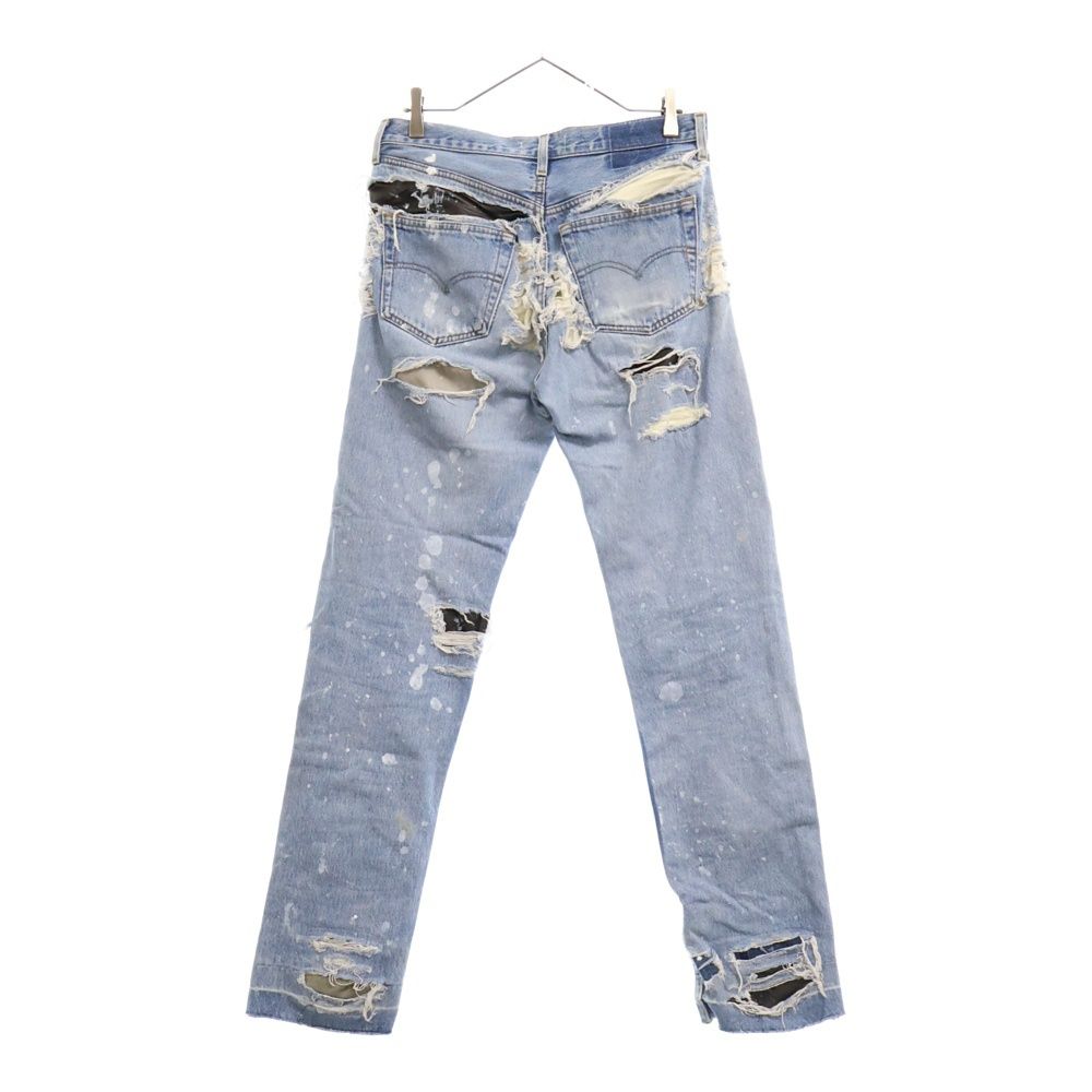 Innocence NYC (イノセンス) ダメージ加工レザーパッチ 