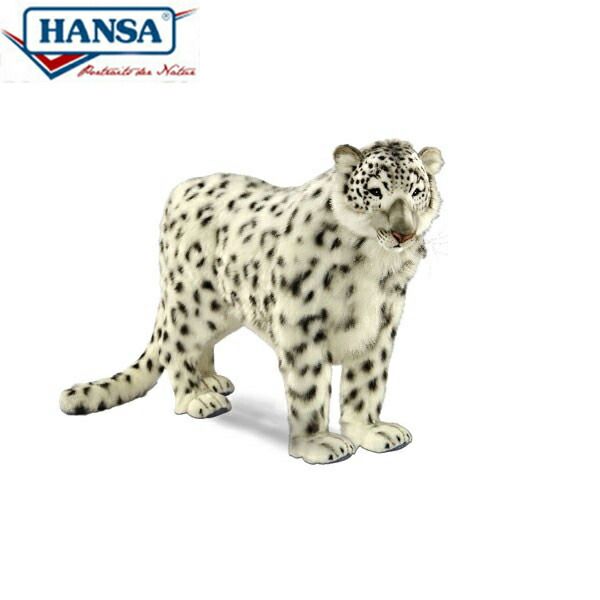 HANSA 4282 ユキヒョウ122 全長：122cm SNOW LEOPARD STA BH4282  ぬいぐるみ ハンサ 動物 犬 猫 鳥 うさぎ ペンギン アニマル 置物 人形 フィギュア 大きい 実物大 大型