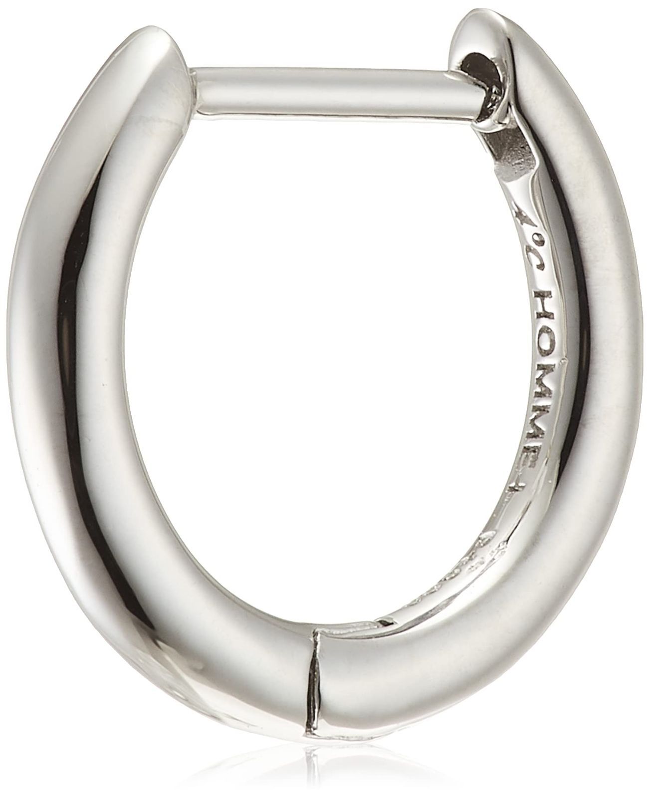 人気商品 112243354001 片耳用 ピアス フープ プラチナ 4℃HOMME