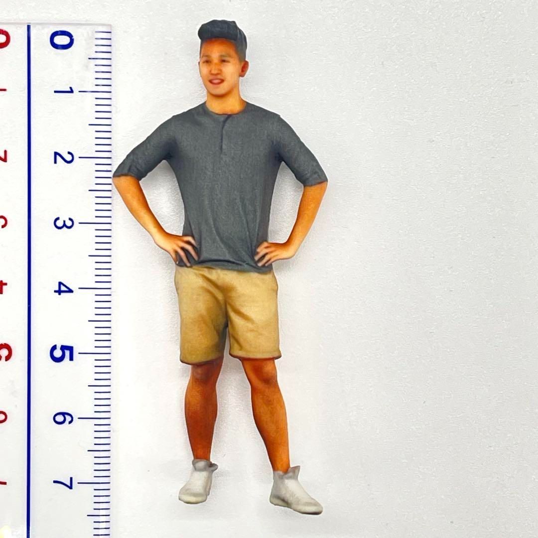 1/24 NU-0004 男性　フィギュア二体完成品　ミニカーに　1/64より大 1/24 NU-0004 男性 フィギュア 完成品 ミニカーに 1/64より大