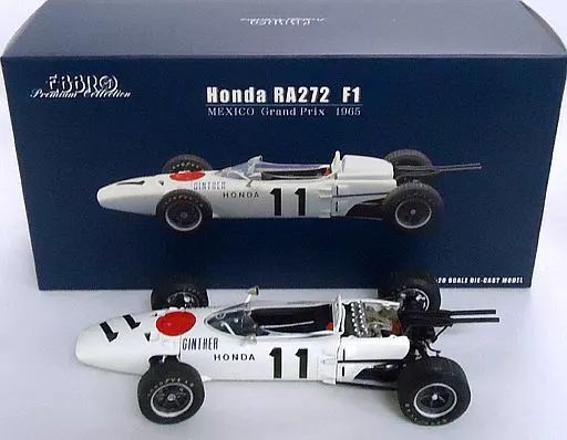 ミニカー 1|20 Honda RA272 F1 MEXCO Grand Prix 1965 11 ホワイト Premium Collection