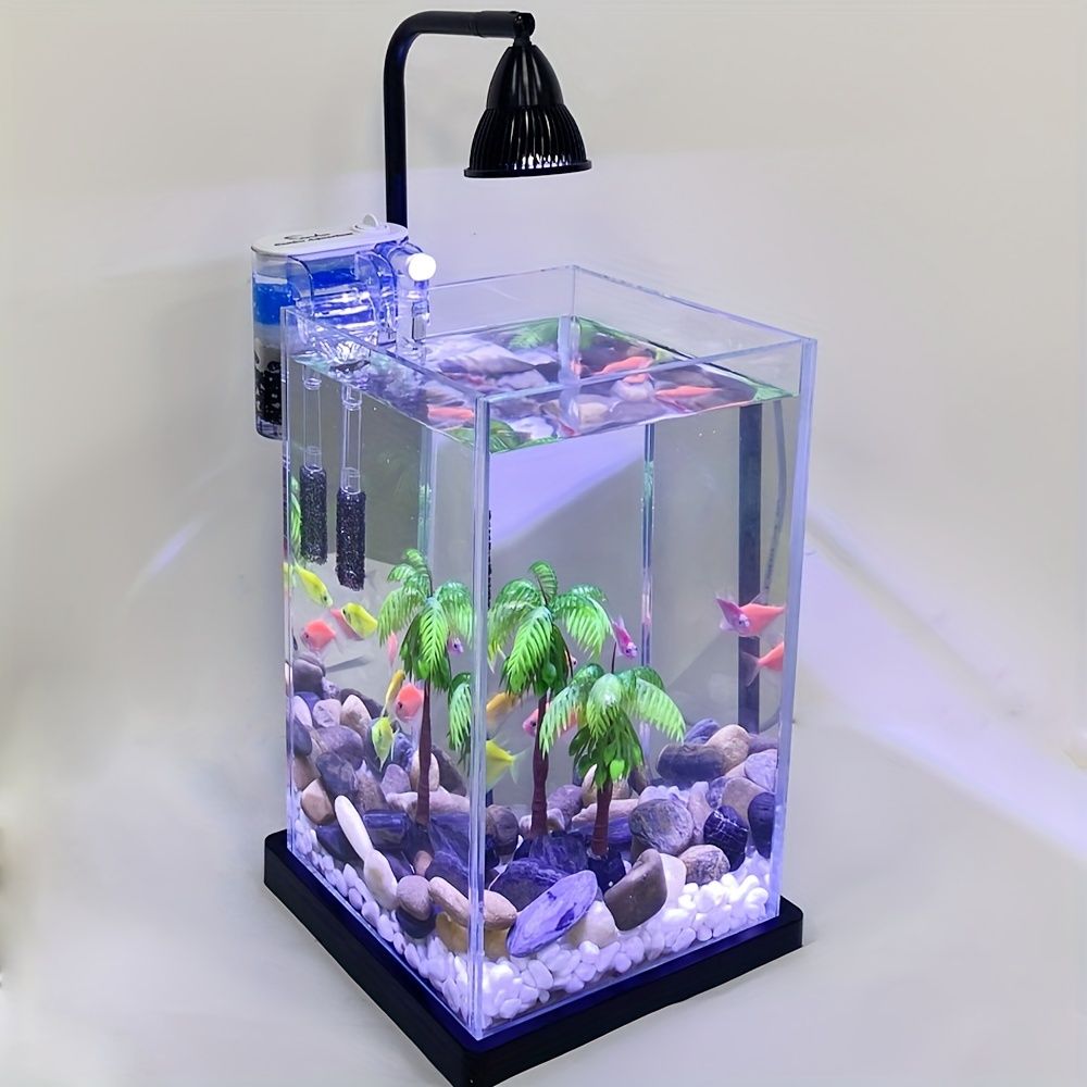 USB給電式リビングルーム用小型ランドスケープ水槽