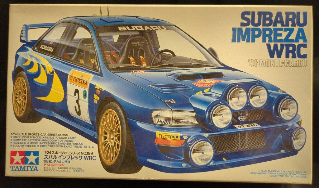 タミヤ 1/24スポーツカーシリーズNo.199 スバルインプレッサ WRC '98