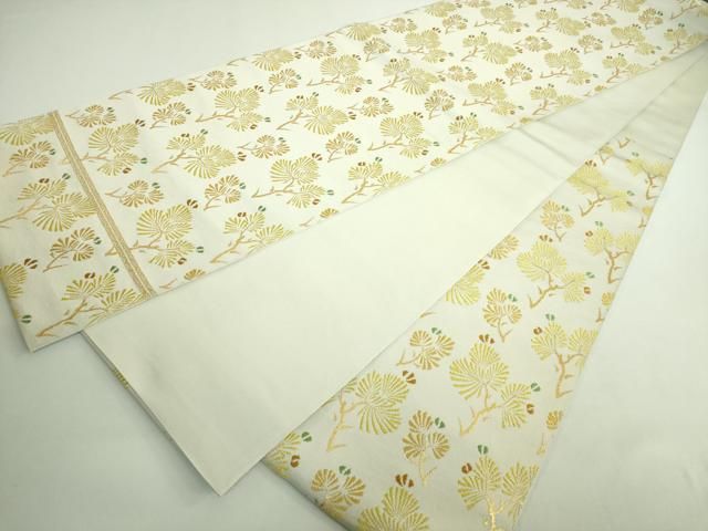 祥寿若松文 金糸