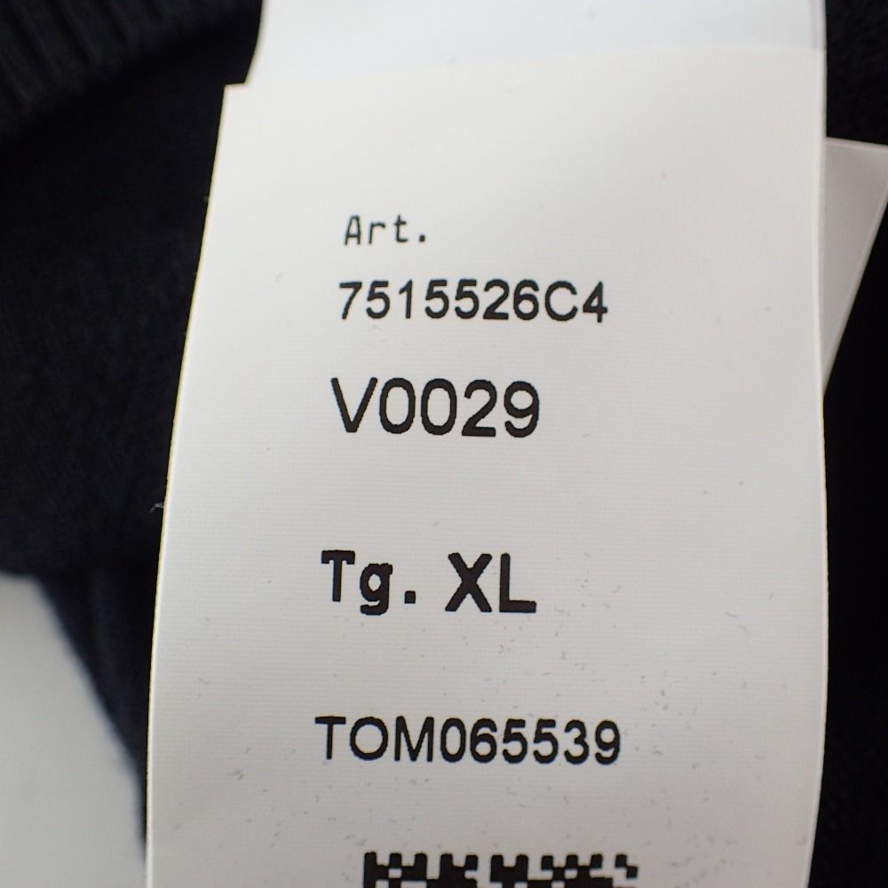 STONE ISLAND ストーンアイランド ロゴワッペン付き クルーネックニットセーター 長袖セーター 7515526C4 ブラック