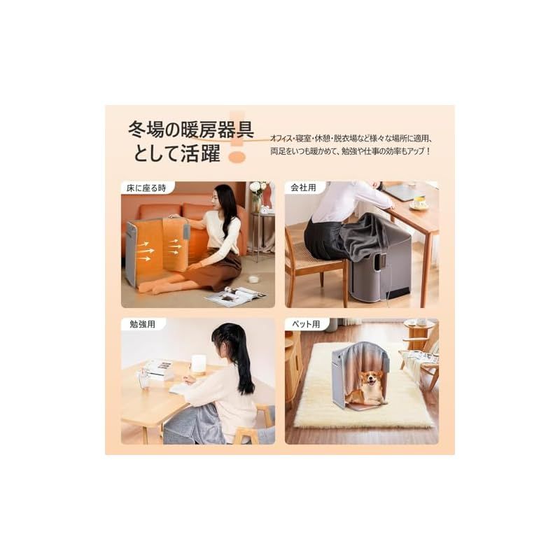 2024改良 高温版電気パネルヒーター CHICHL 遠赤外線 デスクヒーター 折り畳み式 足元ヒーター 省エネ 転倒オフ 暖房 踏み型 速暖 オフィス 暖房器具 四面発熱 足温器 5段階温度調節 6段階タイマー 過熱保護 冷え対策 在宅 2024改良 高温版】電気パネルヒーター CHICHL 遠赤外線 デスクヒーター