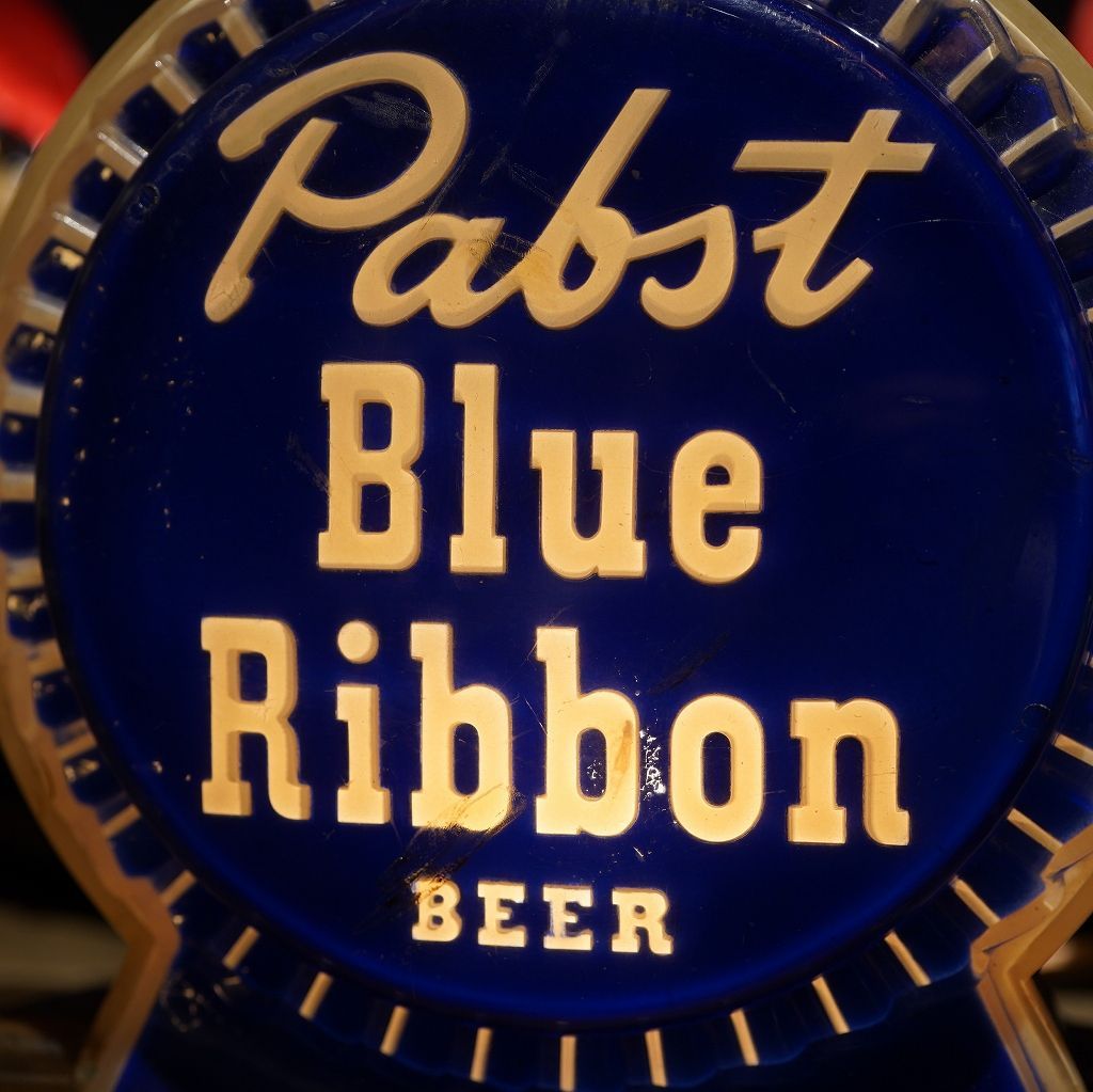 ☆1点限り☆ Pabst Blue Ribbon パブストブルーリボン ライトサイン 