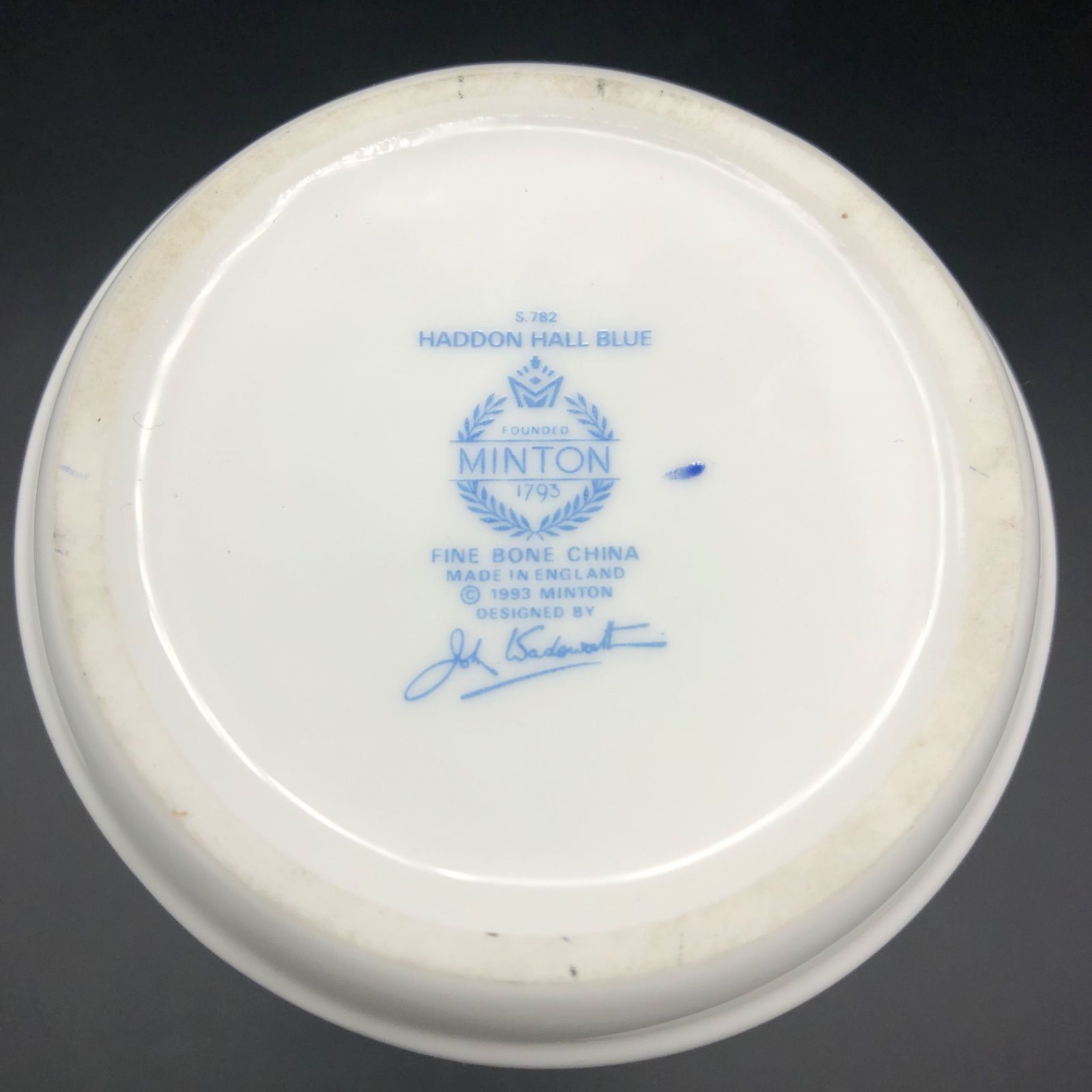 MINTON ミントン 花瓶 花器 ハドンホール ブルー ロイヤルドルトン 