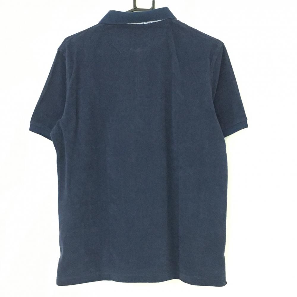 ☆SALE10％OFF☆サイコバニー 半袖ポロシャツ ネイビー パイル地  