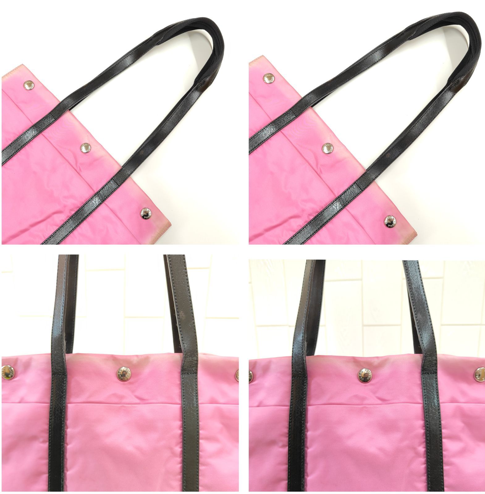 ナイロン PRADA プラダ トートバッグ 希少 ヴィンテージ 三角ロゴ 
