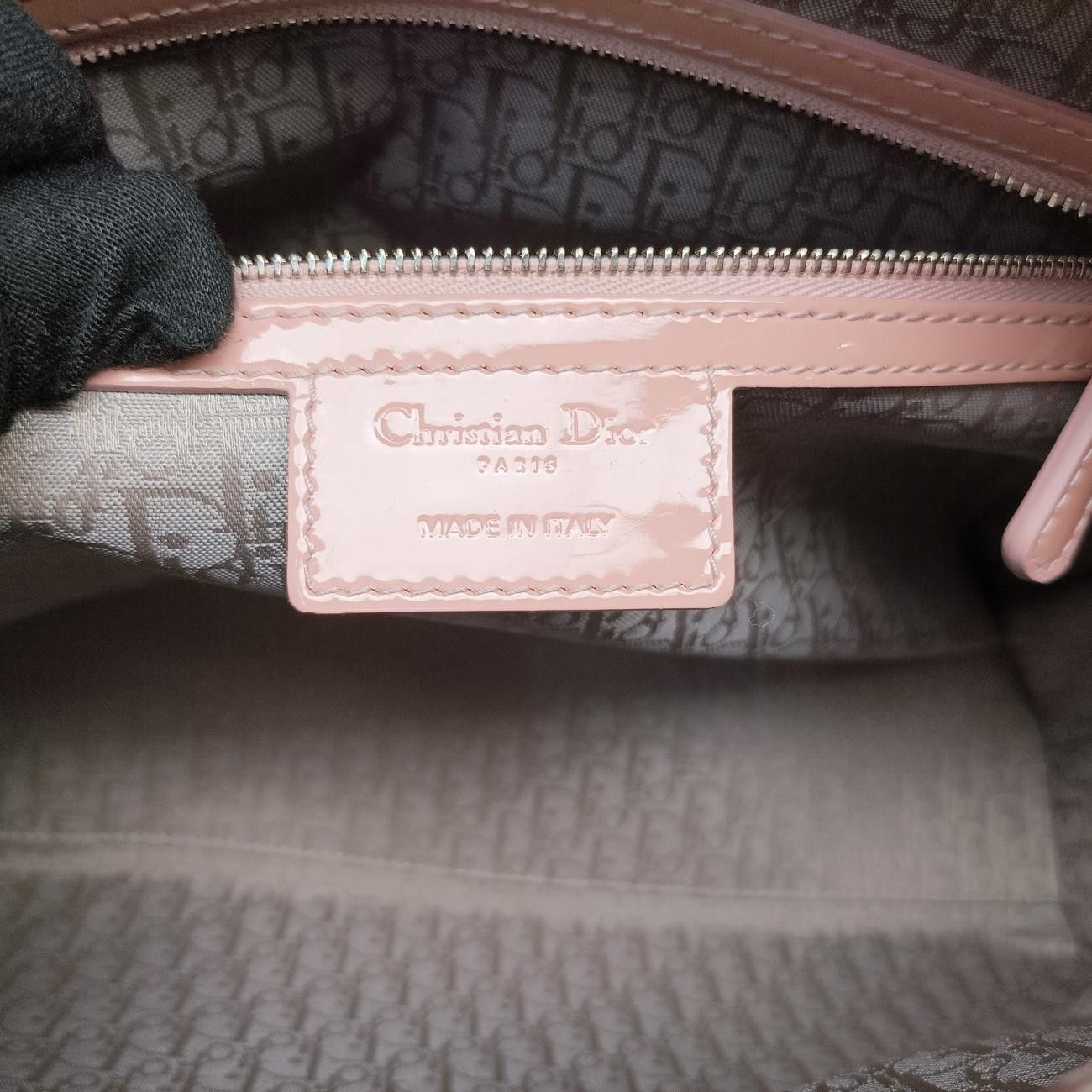 Diorレディディオールピンクパテント16-BO-1121 B