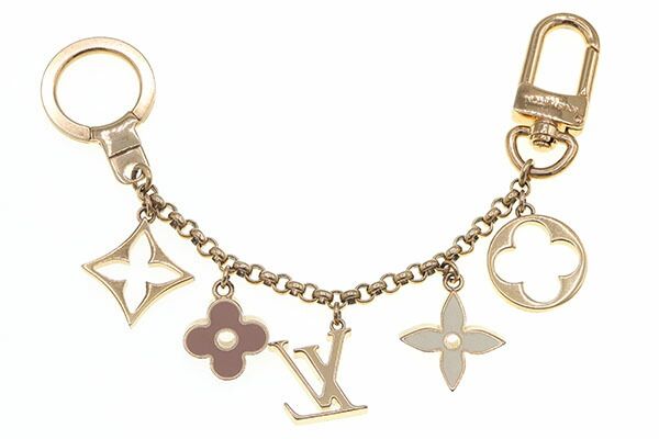 ルイヴィトン バッグチャーム フルールドゥ ゴールド