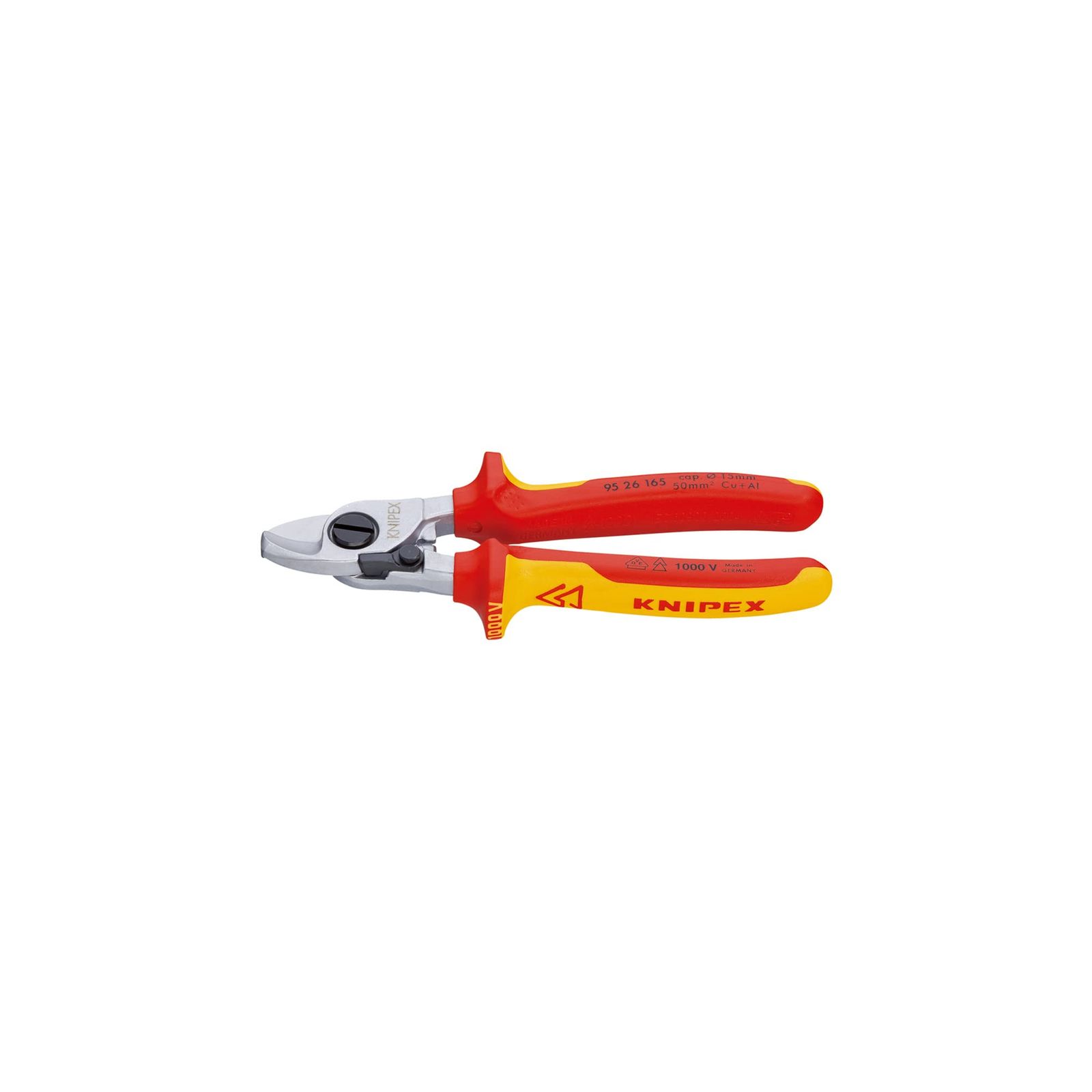 クニペックス KNIPEX 絶縁ケーブルカッター バネ付 1000V SB 9526-165