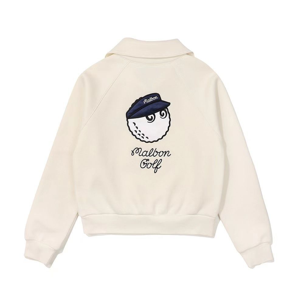 Malbon マルボン ゴルフ トレーナー レディース ブルー 長袖トップス