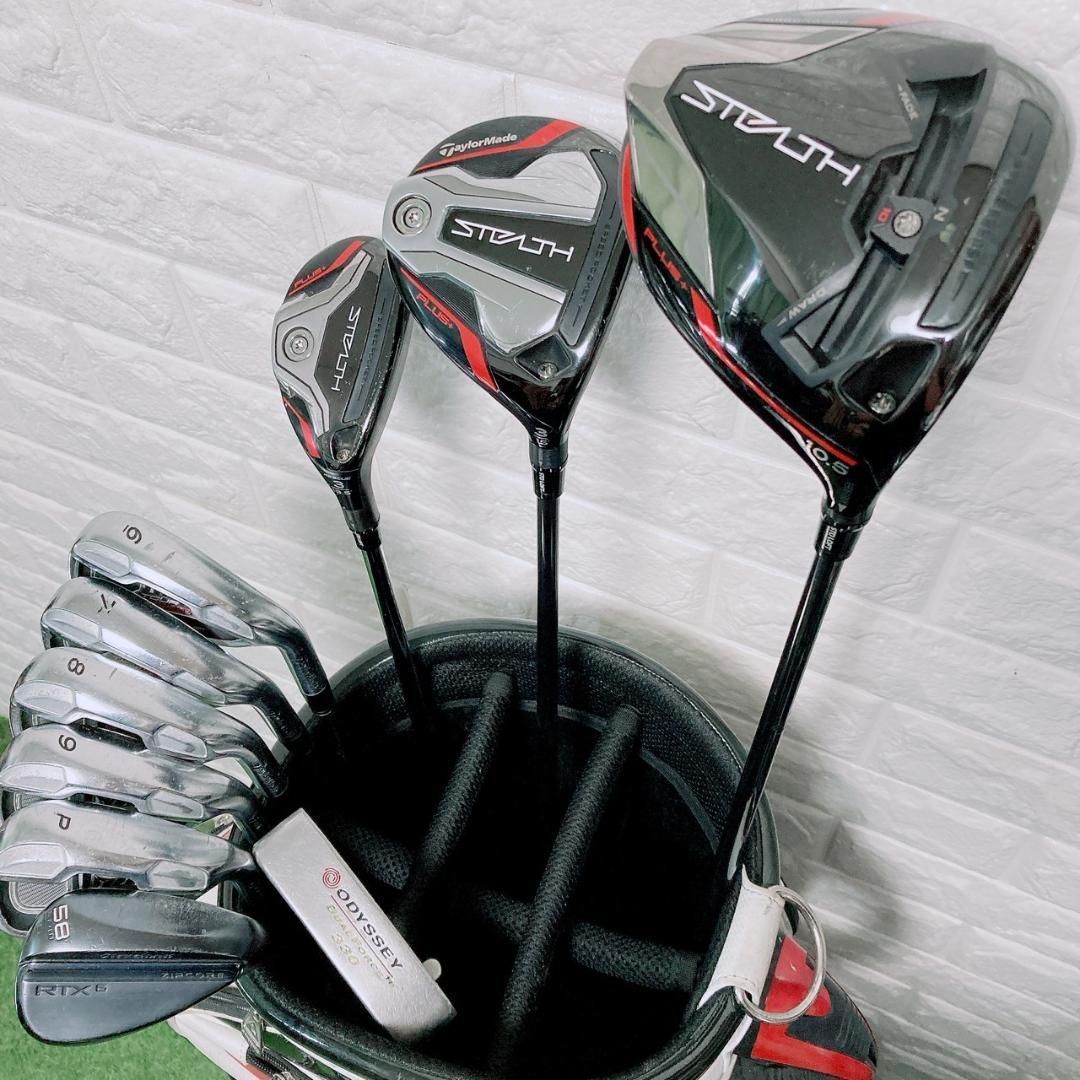 クラブのみ ゴルフクラブ メンズ セット テーラーメイド ステルスプラス 10本 クラブのみ ゴルフクラブ メンズ セット テーラーメイド ステルス