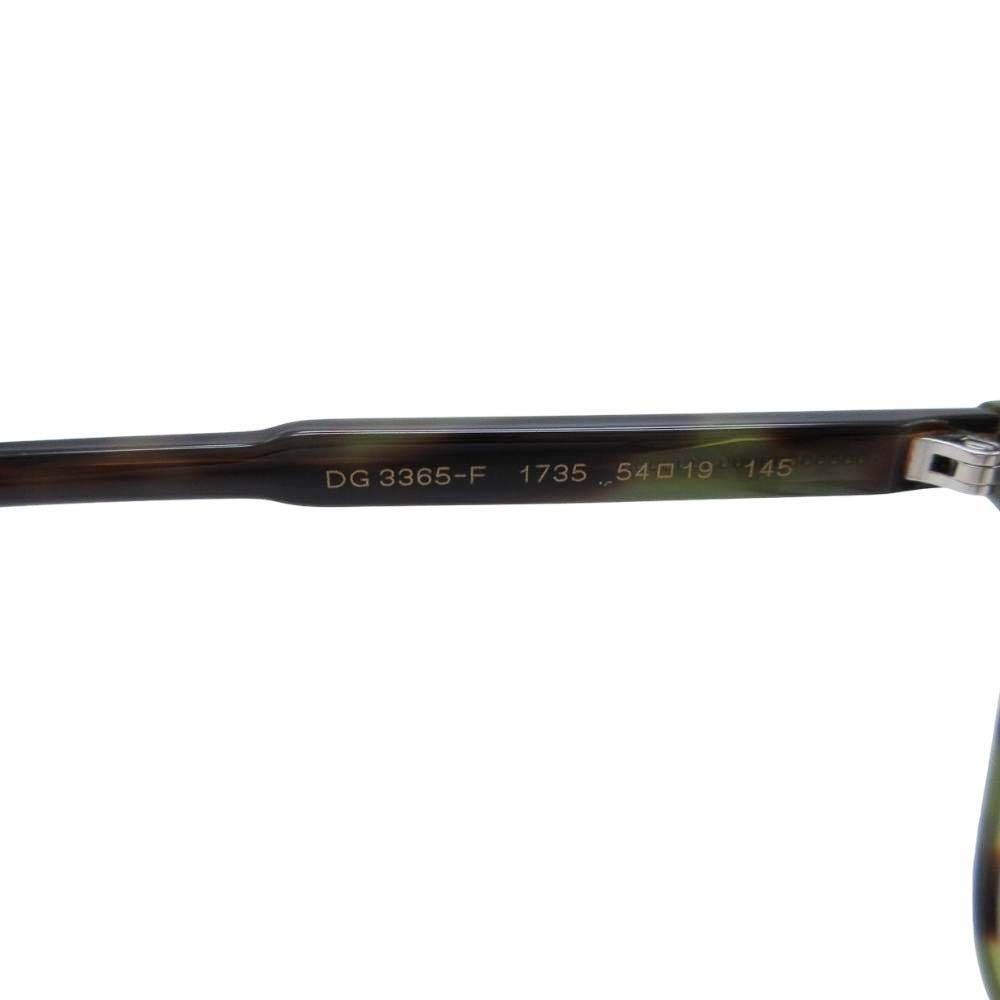 ドルチェアンドガッバーナ メガネ DG3365-F カーキ ブラウン  