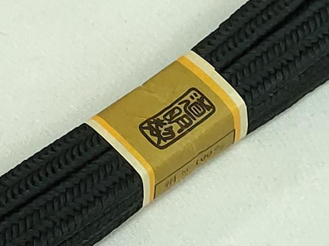 【国内未発売モデル】 平和屋本店 上 有職組紐道明 帯締め 冠組 黒色 宮内庁御用 国立博物館御用 東京芸術大学御用 ♥ DZAA11341kh5 超大幅交渉可