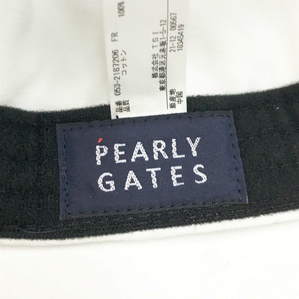 PEARLY GATES パーリーゲイツ キャップ ホワイト系 FR
