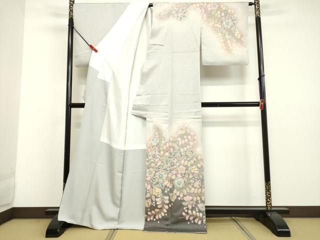 平和屋着物○越後十日町の一流染匠 桐屋・翠山工房 訪問着 絞り 辻が花  