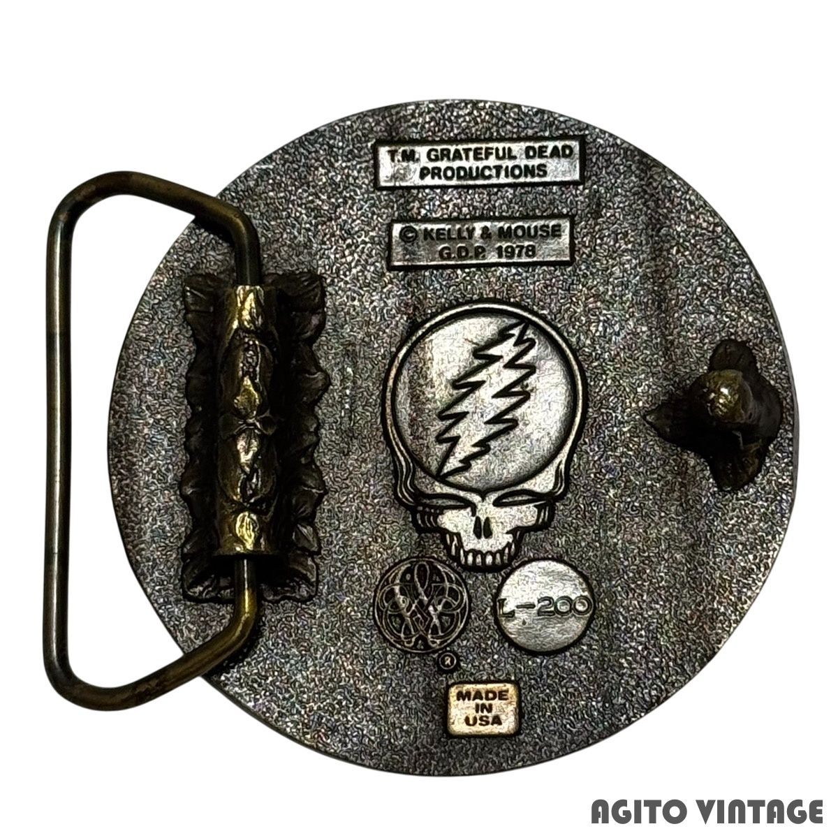 Grateful Dead 70 バックル ビンテージ グレイトフルデッド 【グレイト