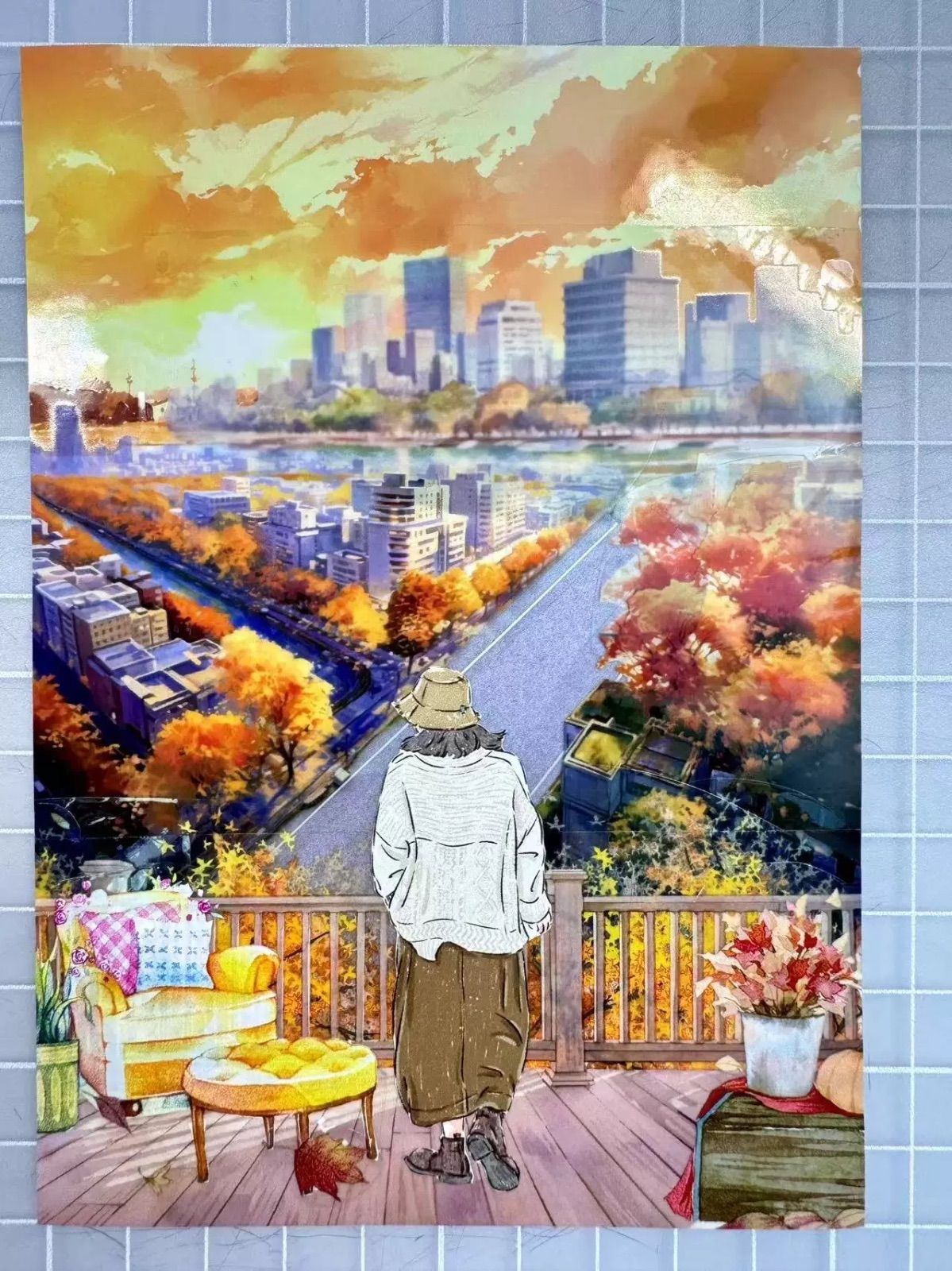 251012 海外マスキングテープ巻き売り 奔走 風景マスキング