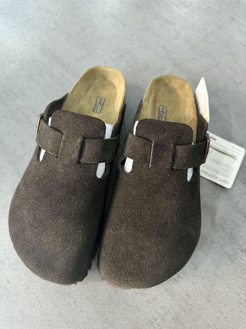 BIRKENSTOCK ビルケン BOSTON ボストン 40 グレー - 靴