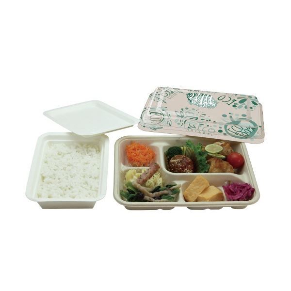 まとめ オザックス ECOミールボックス LB 蓋-03 1パック 100枚 本体別売 ×5セット