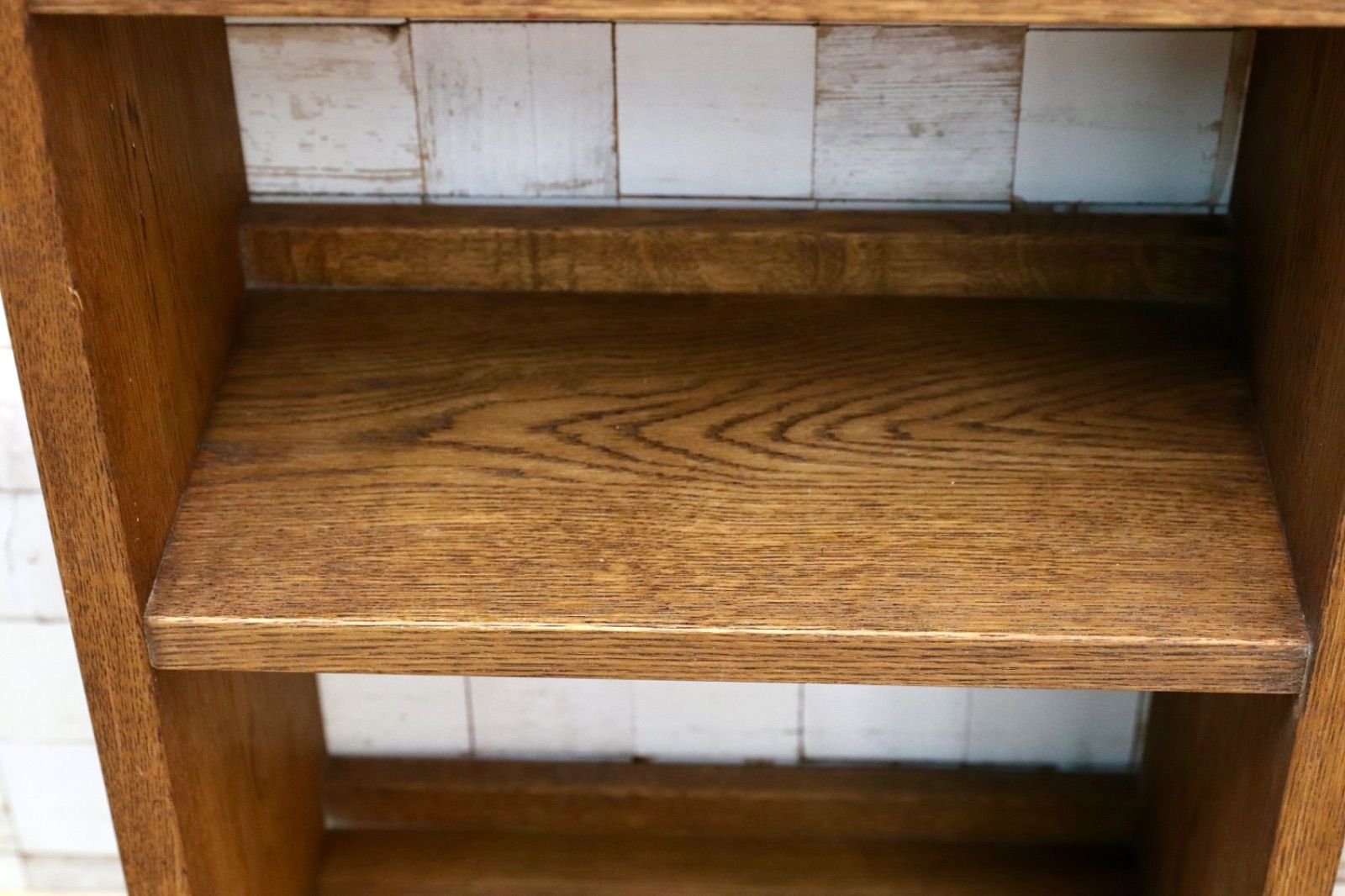 GMIH281○楢無垢材 ラダーシェルフ 民藝 和製アンティーク 棚 本棚 ブックシェルフ ラック 飾り棚 WWW_NOITHATQUANGTHANH_NET