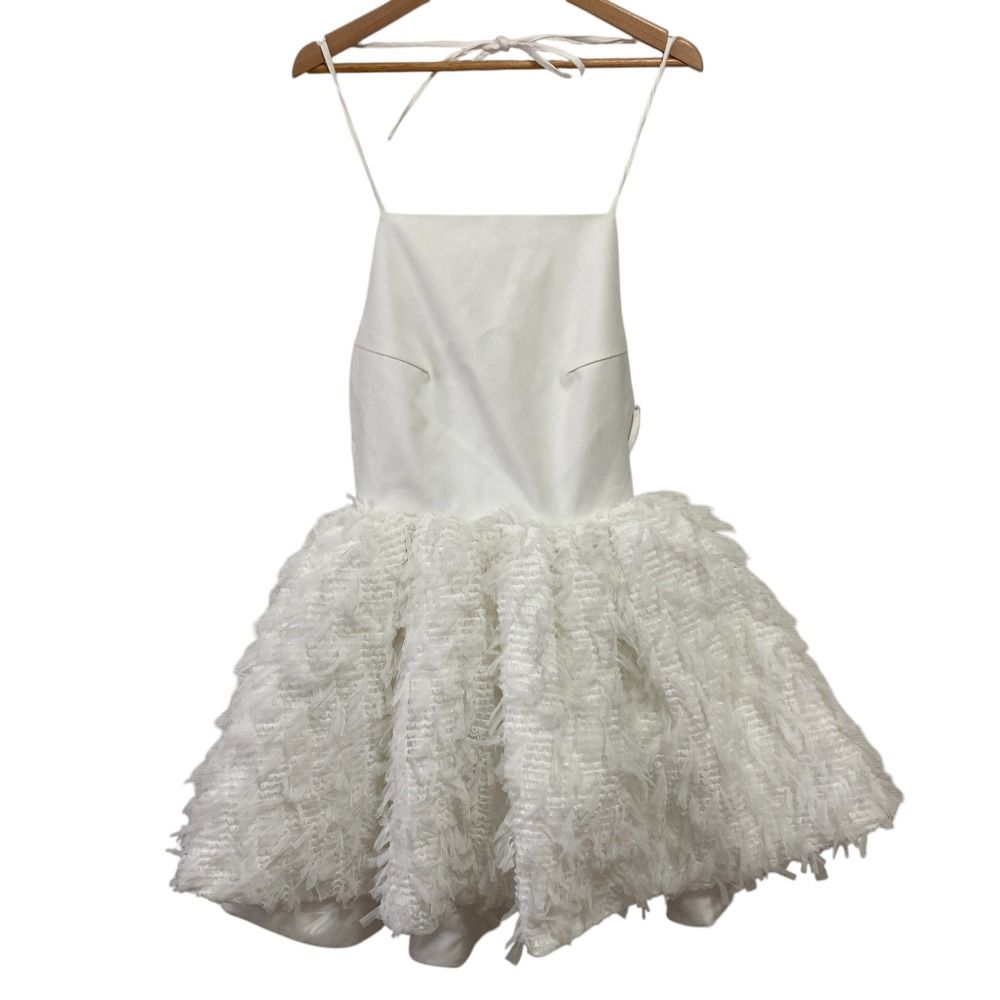 24SS Bibiy. ビビィ CELESTINE DRESS キャミドレス ミニワンピース B41-TS088WTF サイズF ホワイト レディース 古着