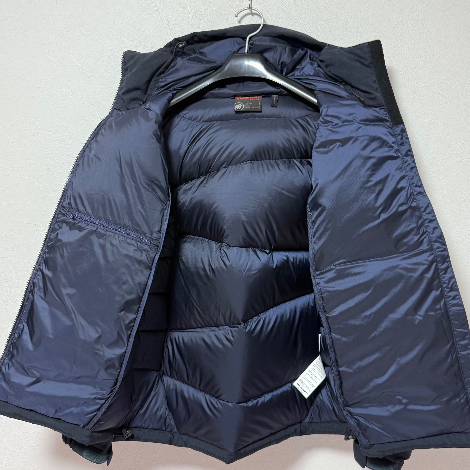 マムート アトラスフーディヘリンボーンダウンジャケット メンズ